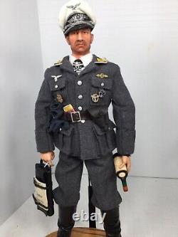 1/6 Dragon German Luftwaffe Bf-109 Fighter Pilot France 1942 +oak Stand Bbi Ww2