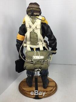 1/6 Dragon German Luftwaffe Me-262 Fighter Pilot Parachute &stand Bbi DID 21 Ww2