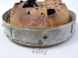 #1 Original German WWII 1940 Dated Zinc Helmet Liner Size 66 Shell 58 Liner