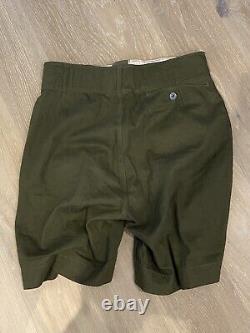 100% Genuine Original WW2 German Afrika Korps Tropical Shorts Excellent Stamped