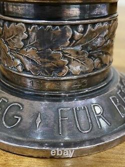 100% Original WW2 German Luftwaffe Pilot Honour Goblet Cup Alpaca Unpolished
