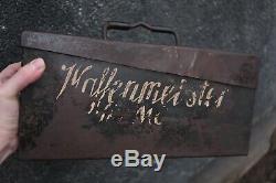 100% original ww2 german Waffenmeister MG box Rare patronenkasten 1940