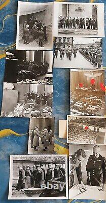 10x WW2 ORIGINAL GERMAN PRESS PHOTOs HUNGARIAN, CROAT, ITALIAN, FINNISH, NAZI PA