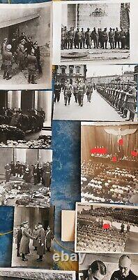 10x WW2 ORIGINAL GERMAN PRESS PHOTOs HUNGARIAN, CROAT, ITALIAN, FINNISH, NAZI PA