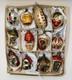 12 Boxed Vintage Pre-WW2 Mercury Glass Christmas Figural Ornaments Bauble German