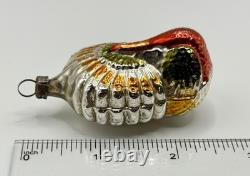 12 Boxed Vintage Pre-WW2 Mercury Glass Christmas Figural Ornaments Bauble German