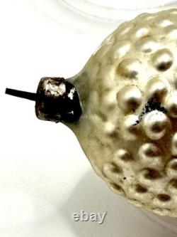 12 Boxed Vintage Pre-WW2 Mercury Glass Christmas Figural Ornaments Bauble German