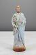 1900s Antique Saint Joseph Figurine, German Bisque Porcelain