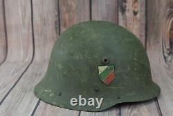 1936 WW2 German M36 Combat Steel Helmet with Bulgarian Decal Size 56