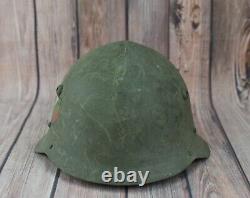 1936 WW2 German M36 Combat Steel Helmet with Bulgarian Decal Size 56