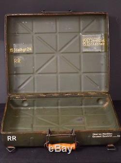 1936 Ww2 German Stick Grenade Stielhgr. 24 Ammo Case Container Superb Original