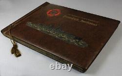 1936 excellent German NAVY pre-WW2 photograph album Panzerschiff'Deutschland