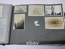 1939 German photo album. Album of a happy German soldier on the labor front. WWII