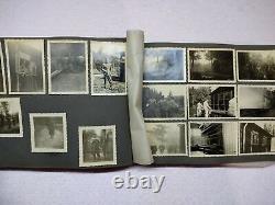 1939 German photo album. Album of a happy German soldier on the labor front. WWII