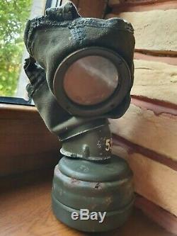 1939! Ww2 Original German Gas Mask Meyer Optik With Cannister Native Paint