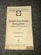 1940 Original German Ww2 German/ French Border Regions Map / Leaflet