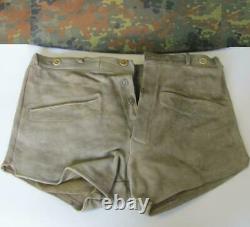 1940s WWII ORIGINAL GERMAN SCOUTS UNIFORM DEERSKIN SHORTS