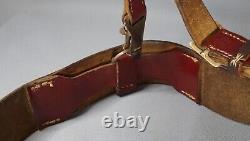 1941 WWII Military German Army Officer's Uniform Leather Belt Cross Strap