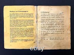 1943 Ww2 German Wehrmacht Military Dkw Motorcycle Instruction Original Kraftrade