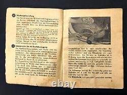 1943 Ww2 German Wehrmacht Military Dkw Motorcycle Instruction Original Kraftrade