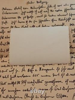 1944 WWII German Feldpost Letter Photo Cemetery Funeral Anti Aircraft Flak RAD