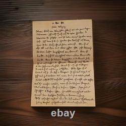 1944 WWII German Feldpost Letter Photo Cemetery Funeral Anti Aircraft Flak RAD
