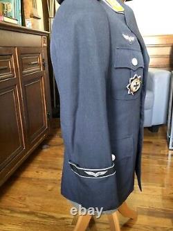 1960's West German Luftwaffe Bundeswehr Matching Officer Tunic & Hat Uniform