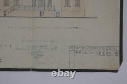 2 German WWII Architecture Building Plan Drawings 1938 Dated WW2 (Bringback)