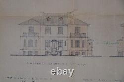 2 German WWII Architecture Building Plan Drawings 1938 Dated WW2 (Bringback)