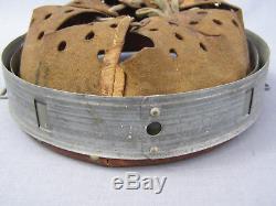 #2 Original German WWII 1940 Dated Zinc Helmet Liner Size 66 Shell 58 Liner