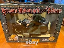 21st Century Toys The Ultimate Soldier 16 WWII German Motorcycle / Sidecar MINT