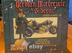 21st Century Toys The Ultimate Soldier 16 WWII German Motorcycle / Sidecar MINT