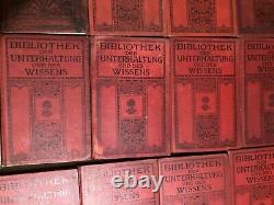 26x Pre WW2 German Volks encyclopedia lexicon books Konwledge & Entertainment