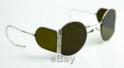 30s New Vintage Steampunk sunglasses side shields WW2 USSR German aviator style
