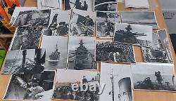 36x WW2 ORIGINAL GERMAN PRESS PHOTOS KRIEGSMARINE PRINZ EUGEN NORDSEE CRUISERS