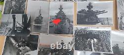 36x WW2 ORIGINAL GERMAN PRESS PHOTOS KRIEGSMARINE PRINZ EUGEN NORDSEE CRUISERS