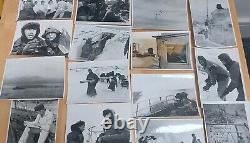 36x WW2 ORIGINAL GERMAN PRESS PHOTOS KRIEGSMARINE PRINZ EUGEN NORDSEE CRUISERS