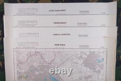 4 x ORIGINAL WW2 GERMAN MAPS (SIWA OASIS etc) LRDG from Oct 1942, 2nd El Alamein