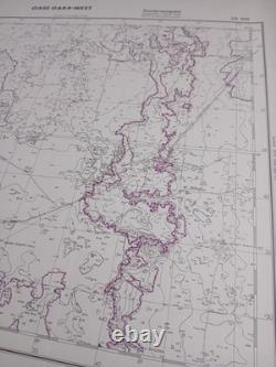 4 x ORIGINAL WW2 GERMAN MAPS (SIWA OASIS etc) LRDG from Oct 1942, 2nd El Alamein