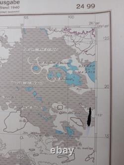 4 x ORIGINAL WW2 GERMAN MAPS (SIWA OASIS etc) LRDG from Oct 1942, 2nd El Alamein