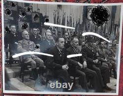 6 Ww2 Original German Large Press Photo Sepp Dietrich, Guderian, Speer, Goebbels