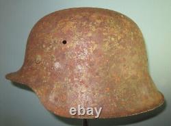 65cm German relic condition M42 helmet Stahlhelm casque casco elmo WW2 2GM 2WK