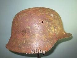 65cm German relic condition M42 helmet Stahlhelm casque casco elmo WW2 2GM 2WK