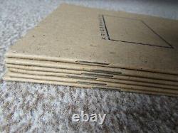 6x WW2 German Navy Kriegsmarine notebooks 100% original and rare