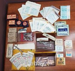 ANTIQUE MEDICAL SURGICAL WW2 GERMAN/AB 101st AMERICAN SET FIELD GEAR MILITARY