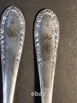 Africa core ww2 German set of 6 forks. Marked RF / 90