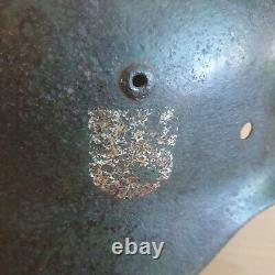 An Original WW-II German M. 35 Helmet Shell from the Guernsey Garrison 1940-45