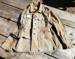 An Original WW2 German Soldier Light Weight Africa Campaign Jacket