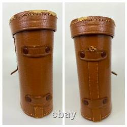 Antique WWII German Army Dienstglas 6x30 CNX Emil Busch Bakelite Binoculars Case