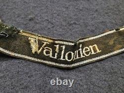 Arm cuff elite Band German title Armband Belgium used ww2 WK2